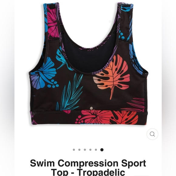 TomboyX 2X NWT Floral Burst Swim/Sports Bra NEW IN PACKAGING‼️ - Picture 9 of 13